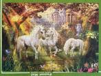 Ravensburger puzzel 1000 atukjes Eenhoorns in de herfst, Ophalen of Verzenden, 500 t/m 1500 stukjes, Zo goed als nieuw, Legpuzzel
