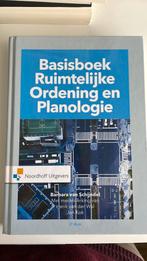 Basisboek Ruimtelijke Ordening en Planologie, Sociale wetenschap, Ophalen of Verzenden, Zo goed als nieuw, Barbara van Schijndel