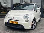 Fiat 500 E 24kw Leder/Climate/Stoelverw., Gebruikt, Zwart, 4 stoelen, Wit