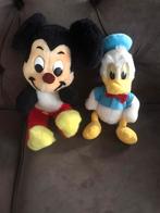 Dagobert Duck en Mickey Mouse knuffel, Mickey Mouse, Ophalen of Verzenden, Knuffel, Zo goed als nieuw