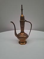 Indiase koperen theepot/kan met gravures, Ophalen of Verzenden