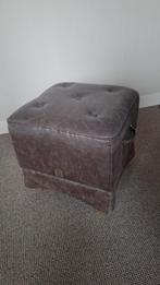 Riviera maison poef, Huis en Inrichting, Ophalen, Minder dan 50 cm, Gebruikt, Vierkant