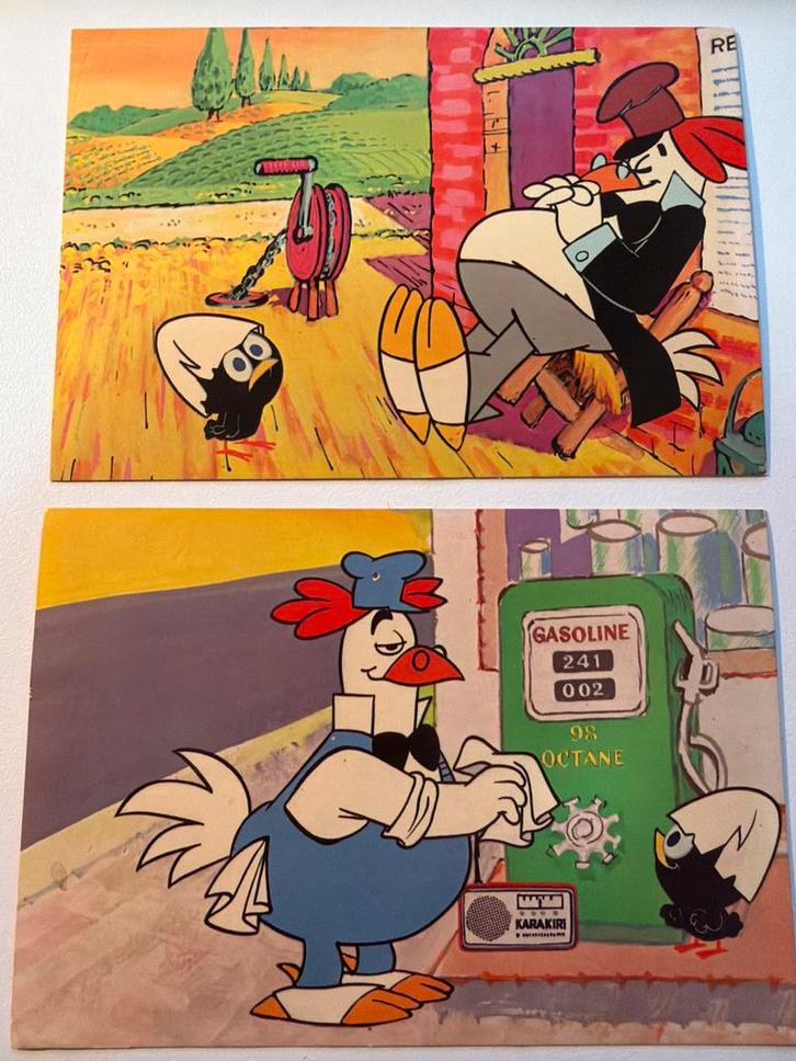 Vintage Calimero Kaarten - Zeldzaam!, Verzamelen, Ansichtkaarten | Nederland, Gelopen, 1960 tot 1980, Ophalen of Verzenden