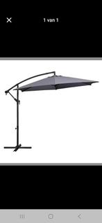 Zweefparasol antraciet zie omschrijving, Ophalen, Zo goed als nieuw, Zweefparasol