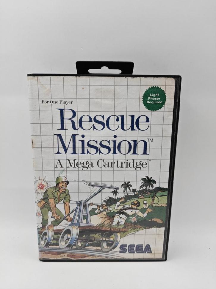 Rescue Mission - SEGA Master System - Compleet, Spelcomputers en Games, Games | Sega, Gebruikt, Master System, Shooter, 1 speler