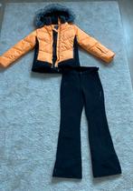 Ski wintersport set-oranje skijas,skibroek,maat 152 Nieuwsta, Kinderen en Baby's, Kinderkleding | Maat 152, Ophalen of Verzenden