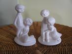 Beeld * 2 x * jongen & meisje * gemerkt E79A82 & E79C82 *, Verzamelen, Beelden en Beeldjes, Ophalen of Verzenden, Zo goed als nieuw