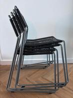 4 Spaghetti-stijl stoelen - Gebruikt, goede staat, Huis en Inrichting, Stoelen, Ophalen, Gebruikt, Zwart, Vier