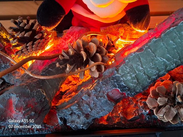 Sfeerhaard ingebouwd, Huis en Inrichting, Haarden, Gebruikt, Elektrische haard, Ophalen of Verzenden