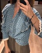 Denim blouse, Verzenden, Zo goed als nieuw, Maat 38/40 (M), Blauw