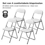 Bardi 2-4-6-8 Delige Klapstoelenset Groen - 100KG Belastbaar, Huis en Inrichting, Kunststof, Twee, Overige kleuren, Verzenden