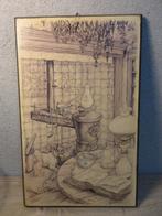 Vintage Anton Pieck prent bij Jaap Spek, Ophalen of Verzenden, Gebruikt, Overige typen