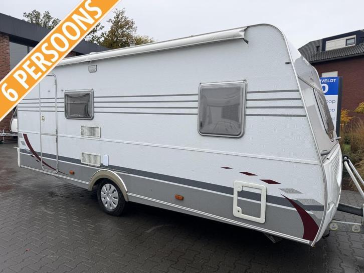Sunlight Capron 543 / 6 persoons / voortent / stapelbed, Caravans en Kamperen, Caravans, Bedrijf, tot en met 4, 1000 - 1250 kg