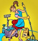 Ik ben op zoek naar schoonmaakdiensten voor woningen., Variabele uren, Overige niveaus, Vanaf 3 jaar, Freelance of Uitzendbasis