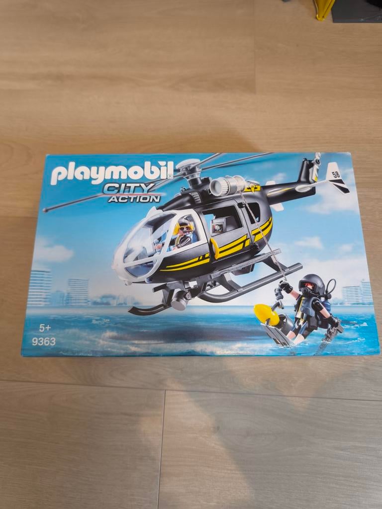 Playmobil city action swat helikopter nieuw, Ophalen of Verzenden, Nieuw