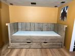 Steigerhouten kinderbed kajuit met lade incl. matras 160x70, Ophalen, Gebruikt, 70 tot 85 cm, Matras