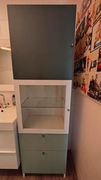 Ikea Besta kast groen, 60 breed x 40 diep x 200 cm hoog, Ophalen, Gebruikt, 25 tot 50 cm, Minder dan 100 cm