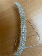 Bruidsdiadeem met parels, Ophalen of Verzenden, Nieuw, Wit