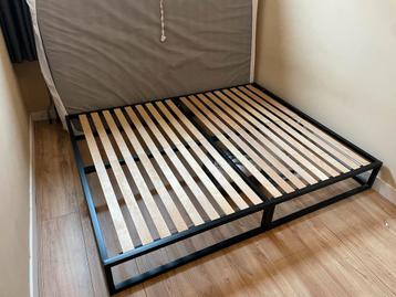 Emma bedframe 160 + Hövag matras 160 - Ikea - afbeelding 3