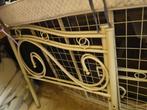 Bed metaal wit inclusief matrassen, Huis en Inrichting, Ophalen, Gebruikt, 90 cm, Eenpersoons