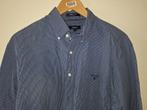 GANT overhemd heren maat XL blauw, Blauw, Halswijdte 43/44 (XL), Ophalen of Verzenden, Zo goed als nieuw