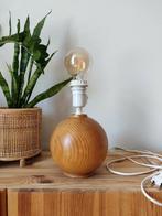 Vintage / retro Ikea Presto 17 tafellamp bol hout, Ophalen of Verzenden, Gebruikt, Hout, Minder dan 50 cm