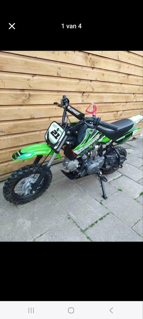 Pitbike 70cc GEPARD automaat! In zeer nette staat!, Fietsen en Brommers, Minibikes, Midibikes en Pitbikes, Zo goed als nieuw, Pitbike