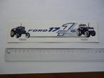 sticker oud Ford traktor groot 1985 TW35 tractor landbouw, Verzamelen, Stickers, Verzenden, Zo goed als nieuw