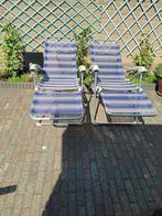 Tuinstoelen, Tuin en Terras, Ophalen, Zo goed als nieuw, Aluminium, Verstelbaar