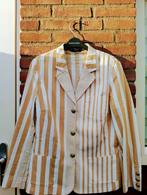 Elegante stijlvol blazer van Verse, 44 gestreept, Verzenden, Beige, Maat 42/44 (L), Zo goed als nieuw