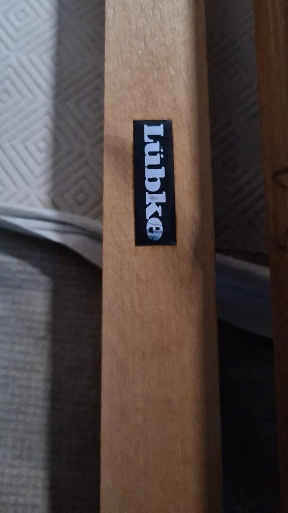 Tafel door Lübke, Interlübke, Ernst Martin Dettinger, 60s, Huis en Inrichting, Tafels | Eettafels, Zo goed als nieuw, 100 tot 150 cm