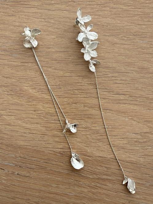 925 Zilveren Designer Oorbellen (nieuw), Sieraden, Tassen en Uiterlijk, Oorbellen, Nieuw, Hangers, Zilver, Zilver, Ophalen of Verzenden