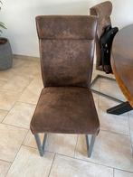 Mooie eetkamerstoelen, Huis en Inrichting, Ophalen, Zo goed als nieuw, Bruin, Vier