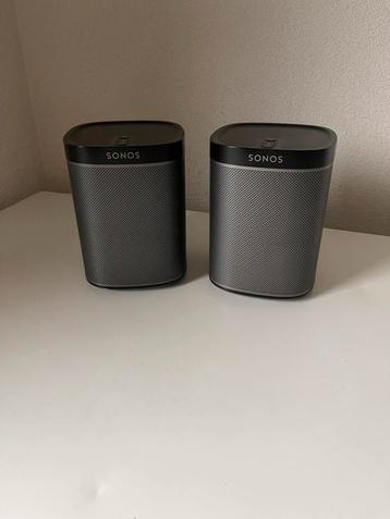 2x Sonos Play:1 Zwart - (ook 4 of 6 of los) beschikbaar voor biedingen