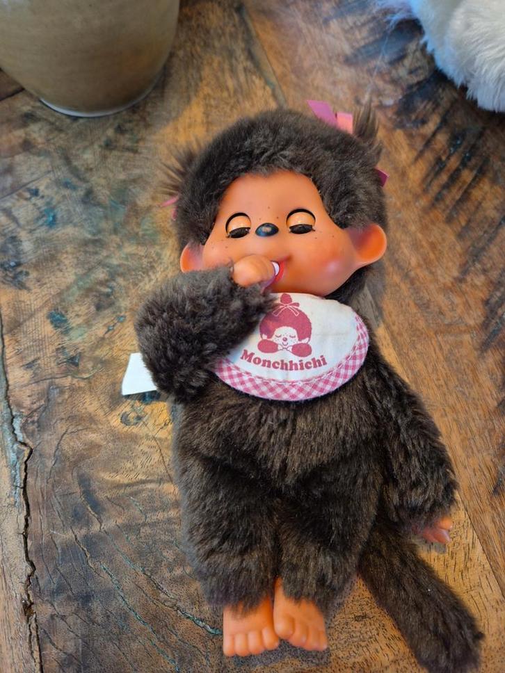 Originele Sekiguchi Monchhichi Girl - Sleepy Series, Kinderen en Baby's, Speelgoed | Knuffels en Pluche, Gebruikt, Overige typen