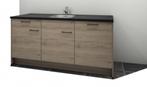 NIEUW! Houtkleurig keukenblok met vaatwasser, Huis en Inrichting, Keuken | Complete keukens, Ophalen, Overige kleuren, Nieuw, Enkelwandige keuken