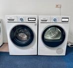 Jong! Setje Siemens IQ800 Wasmachine 9kg & warmtepomp Droger, 6 tot 8 kg, Minder dan 85 cm, Www.bsh-home.com, Germany
