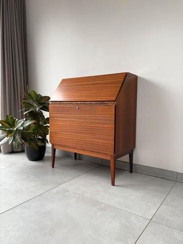 Vintage Secretaire Deens Design Palissander beschikbaar voor biedingen