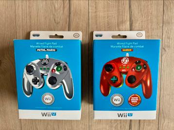 2 x Nintendo Wii U Wired Fight Pad Controller nieuw in doos beschikbaar voor biedingen