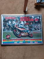 Lazzarini Garelli en Angel Nieto zeldzame foto's in lijst., Ophalen of Verzenden, Zo goed als nieuw, A1 t/m A3