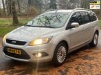 Ford Focus Wagon 1.8 Limited 2010 Zilver Climate, Auto's, Ford, Euro 5, Gebruikt, Zwart, 56 €/maand