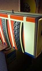 Vintage Vredestein banden lichtbak, lichtreclame, reclame., Ophalen, Gebruikt, Lichtbak of (neon) lamp, Vredestein