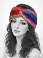 Handgemaakte haarband met kleurverloop, Kleding | Dames, Hoeden en Petten, Ophalen of Verzenden, Nieuw, One size fits all