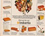 Retro reclame 1972 Brabantia oranje gebloemde keukenspullen, Verzenden, Overige typen