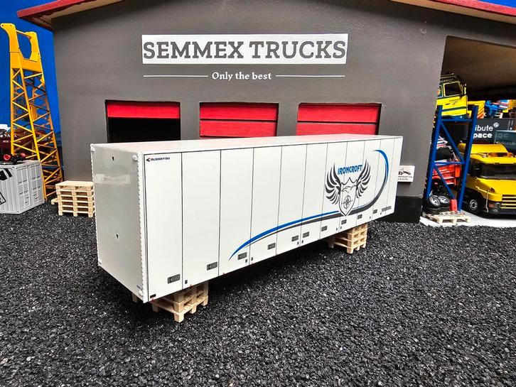 Zweedse laadbak b keus voor verbouw, Hobby en Vrije tijd, Modelauto's | 1:50, Zo goed als nieuw, Bus of Vrachtwagen, Wsi, Ophalen