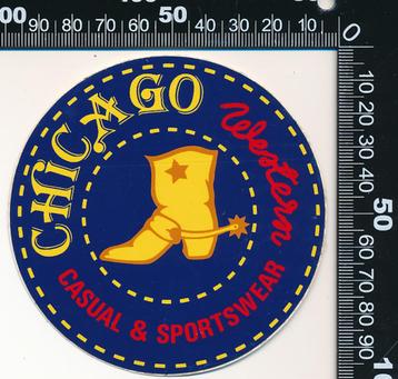 Sticker: Chicago Western - Casual and Sportswear