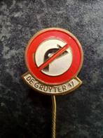 Speldje De Gruyter verkeersbord 17, Verzamelen, Ophalen, Gebruikt, Overige onderwerpen, Speldje of Pin