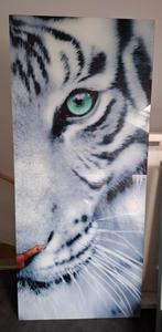 Glazen wanddecoratie - tijger, Huis en Inrichting, Ophalen, 75 cm of meer, 50 tot 75 cm, Print