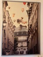 foto in lijst met luchtballonnen. Van IKEA merk vishult, Antiek en Kunst, Ophalen of Verzenden