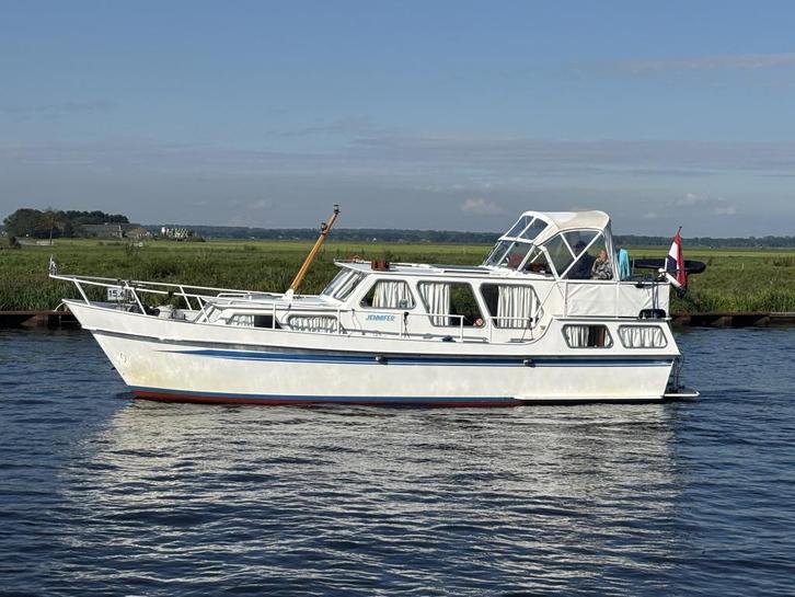 Babro Kruiser 11.00 AK (bj 1990), Watersport en Boten, Motorboten en Motorjachten, Gebruikt, Staal, 9 tot 12 meter, Diesel, 50 pk of meer